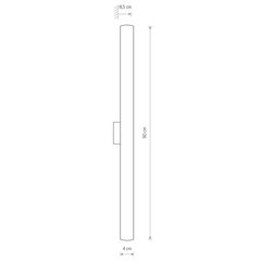 Настенный светильник Nowodvorski ICE TUBE LED М 8120 цена и информация | Настенные светильники | pigu.lt