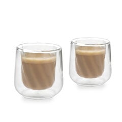 Dubbelinės sienelės "La Cafetière Siena" Cortado stiklinės - 2 vnt. kaina ir informacija | Kavos aparatai | pigu.lt