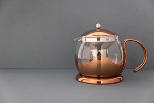 Стеклянный чайник La Cafetière Izmir с чайным инфузором - 4 чашки - медь цена и информация | Чайники, кофейники | pigu.lt