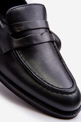 Men's Leather Loafers Zazoo 1570/1 Black 28709-P цена и информация | Кроссовки для мужчин | pigu.lt