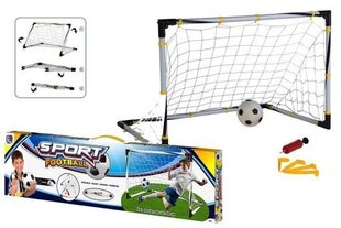 Sulankstomi futbolo vartai 90x59x59 cm + kamuolys kaina ir informacija | Stalo žaidimai, galvosūkiai | pigu.lt