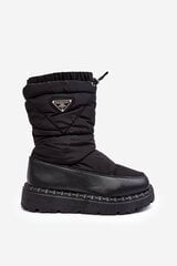 Women's snow boots with thick sole black Lureta 28725-21 цена и информация | Женские сапоги | pigu.lt