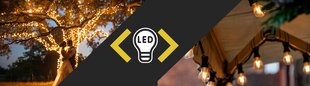 LED sodo apšvietimas Girlandia 20 m цена и информация | Уличные светильники | pigu.lt