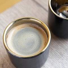 La Cafetière чашки, чёрные, 2 шт. цена и информация | Стаканы, фужеры, кувшины | pigu.lt