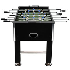 Stalo futbolo stalas 140x74,5x87,5cm, juoda цена и информация | Настольные игры, головоломки | pigu.lt