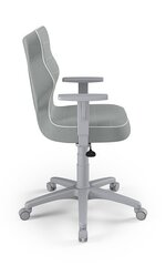 Vaikiška biuro kėdė Entelo Duo JS03 5, šviesiai pilka/juoda цена и информация | Офисные кресла | pigu.lt