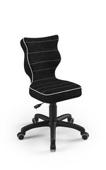 Ergonomiška vaikiška kėdė Entelo Good Chair Petit VS01 4, juoda kaina ir informacija | Biuro kėdės | pigu.lt