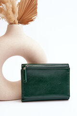 Women's Wallet Coin Purse Made of Eco Leather Dark Green Joanela 28914-uniw цена и информация | Женские кошельки, держатели для карточек | pigu.lt