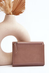 Women's Wallet Purse Made of Eco-leather Beige Joanela 28915-uniw цена и информация | Женские кошельки, держатели для карточек | pigu.lt