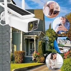 Беспроводная уличная камера с солнечной панелью WiFi FullHD 1080p IP66 цена и информация | Камеры видеонаблюдения | pigu.lt