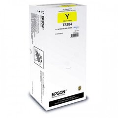 оригинальные чернила epson c13t838440, t8384, xl, желтый, 167,4 мл, epson workforce pro wf-r5690dtwf, wf-r5190dtw цена и информация | Картриджи для струйных принтеров | pigu.lt