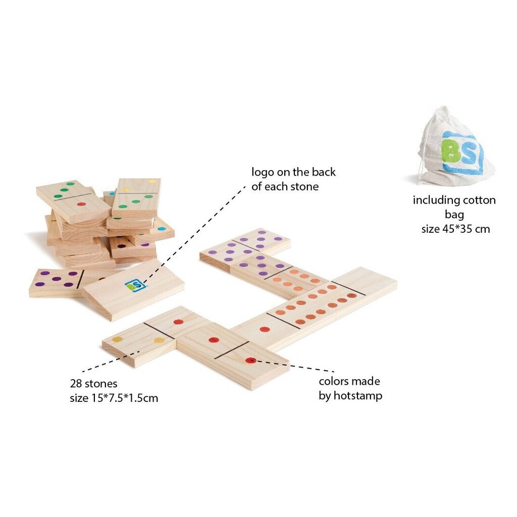 Didelis žaidimas Domino kaina ir informacija | Stalo žaidimai, galvosūkiai | pigu.lt