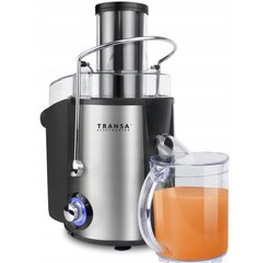 Соковыжималка "Transa Electronics FreshJuice" серебристый/серый 1400 Вт цена и информация | Соковыжималки | pigu.lt