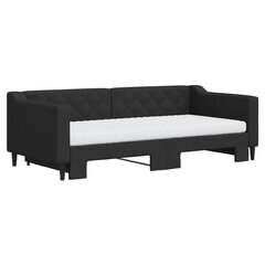 Sofa-lova , 90x190 cm, juoda kaina ir informacija | Lovos | pigu.lt