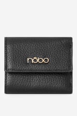 Women's Small Wallet Made of Natural Leather Nobo NPUR-LR110-C020 Black 29320-uniw цена и информация | Женские кошельки, держатели для карточек | pigu.lt