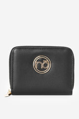 Women's Small Genuine Leather Wallet Nobo NPUR-LR0021-C020 Black 29327-uniw цена и информация | Женские кошельки, держатели для карточек | pigu.lt