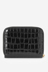 Women's Wallet Made of Natural Leather Animal Print Small Nobo NPUR-LR0020-C020 Black 29328-uniw цена и информация | Женские кошельки, держатели для карточек | pigu.lt