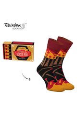 Kojinės MATCH BOX Matches Rainbow Socks 29353-250 kaina ir informacija | Vyriškos kojinės | pigu.lt