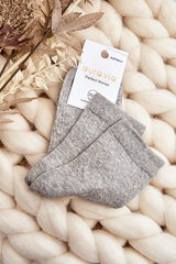 Moteriškos kojinės su įspaudais Grey 29390-142 kaina ir informacija | Moteriškos kojinės | pigu.lt
