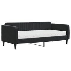 Sofa-lova , 90x190 cm, juoda kaina ir informacija | Lovos | pigu.lt