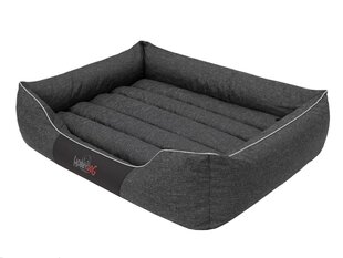 Hobbydog лежак Comfort Black Ekolen, XXL, 110x90 см цена и информация | Лежаки, домики | pigu.lt