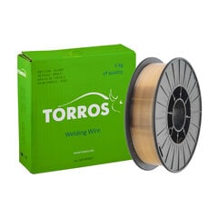 Variuota suvirinimo viela TORROS 0.6mm 5KG kaina ir informacija | Suvirinimo aparatai, lituokliai | pigu.lt