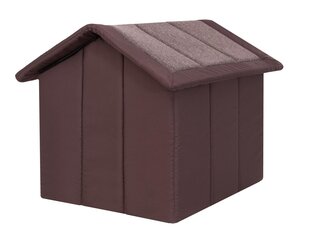 Лежак-конура Hobbydog Inari Dark Brown, 44x38 см цена и информация | Лежаки, домики | pigu.lt