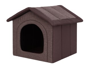 Лежак-конура Hobbydog Inari Dark Brown, 44x38 см цена и информация | Лежаки, домики | pigu.lt