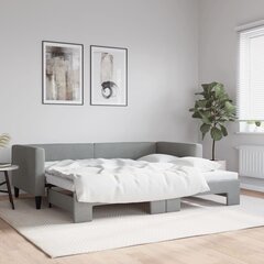 Sofa-lova , 90x190 cm, pilka kaina ir informacija | Lovos | pigu.lt
