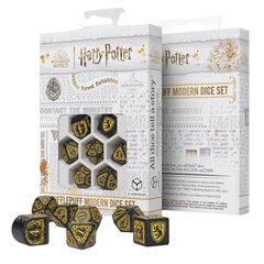 Kauliukų rinkinys Q-Workshop Harry Potter Hufflepuff, su maišeliu, juodas kaina ir informacija | Stalo žaidimai, galvosūkiai | pigu.lt