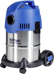 Nilfisk Buddy II 18 Inox Black, Stainless steel 18 L 1200 W цена и информация | Пылесосы | pigu.lt