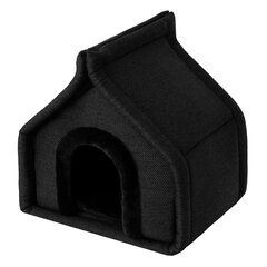 Лежак Doggy Diamond, R1 42x32x43 см, черный цена и информация | Лежаки, домики | pigu.lt