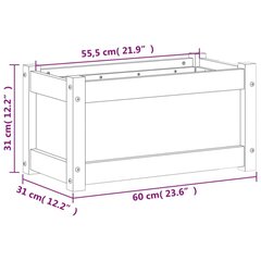 Sodo lovelis, 60x31x31 cm kaina ir informacija | Loveliai | pigu.lt