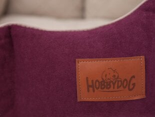 Hobbydog лежак New York Premium, L, Bordo, 60x52 см цена и информация | Лежаки, домики | pigu.lt