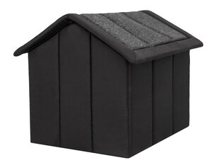 Hobbydog будка Black Ecolen+Black Oxford R3, 46x52 см цена и информация | Лежаки, домики | pigu.lt