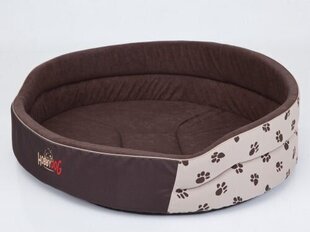 Hobbydog guolis Letenėlės R7, rudos/smėlio spalvos, 76x62 cm kaina ir informacija | Guoliai, pagalvėlės | pigu.lt