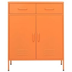 Sandėliavimo spintelė, 80x35x101,5 cm, oranžinė цена и информация | Шкафчики в гостиную | pigu.lt