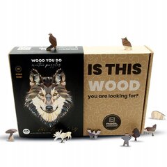 Medinė dėlionė Vilkas Wood You Do, 465d. kaina ir informacija | Dėlionės (puzzle) | pigu.lt