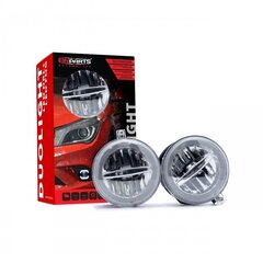 EinParts DL31 Dieniniai žibintai LED DRL Rūko žibintai 6000K 12/24V, skirti Chrysler, Dodge, Jeep, Mitsubishi kaina ir informacija | Automobilių žibintai | pigu.lt