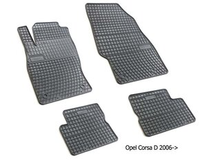 Guminiai kilimėliai Opel Corsa D 2006-2014 /4pc, 0692 kaina ir informacija | Modeliniai guminiai kilimėliai | pigu.lt