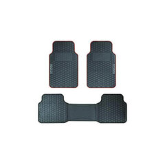 Automobilių grindų kilimėlių rinkinys Sparco F500 Universalus Juoda / Raudona (3 pcs) kaina ir informacija | Universalūs kilimėliai | pigu.lt