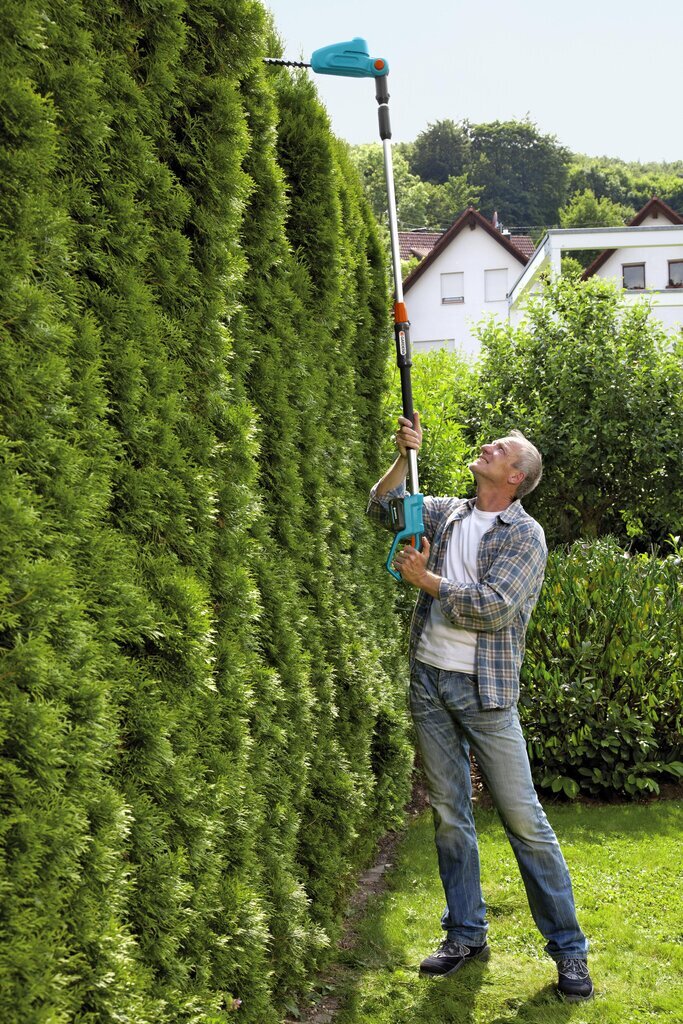 Akumuliatorinės teleskopinės gyvatvorių žirklės Gardena THS 42/18V P4A 14732-20 kaina ir informacija | Gyvatvorių, žolės žirklės | pigu.lt