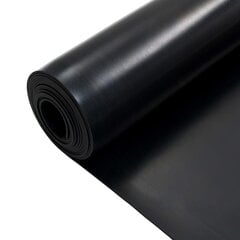 Kilimėlis iš gumos, 1,2x5 m, 3 mm, juodos spalvos цена и информация | Универсальные коврики | pigu.lt