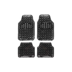 Automobilių grindų kilimėlių rinkinys BC Corona ALF10131 Universalus Juoda (4 pcs) kaina ir informacija | Universalūs kilimėliai | pigu.lt