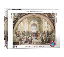 Dėlionė Eurographics, 6000-4141, School of Athens, 1000 d. kaina ir informacija | Dėlionės (puzzle) | pigu.lt