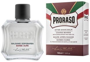 Proraso Red After Shave Balm 100ml цена и информация | Косметика и средства для бритья | pigu.lt