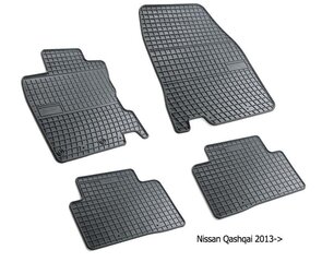 Guminiai kilimėliai Nissan Qashqai II 2013-&amp;gt; /4pc, 0457 kaina ir informacija | Modeliniai guminiai kilimėliai | pigu.lt