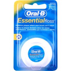 Зубная нить Oral B Essential Floss, 50 м цена и информация | Зубные щетки, пасты | pigu.lt