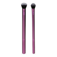 Makiažo šepetėlių rinkinys Real Techniques Eye Shade Blend Brush 2 vnt. kaina ir informacija | Makiažo šepetėliai, kempinėlės | pigu.lt