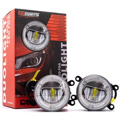 EinParts DL24 Dieniniai žibintai LED DRL Rūko žibintai 6000K 12/24V, skirti Citroen, Dacia, Nissan, Opel, Fiat, Peugeot, Renault, Ford, Honda, Suzuki, Mitsubishi kaina ir informacija | Automobilių žibintai | pigu.lt